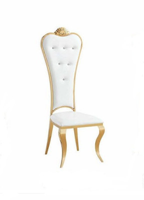 Sedia Poltroncina Rivestimento Legno Sedie Classiche Lusso Acciaio Inossidabile Poltrona