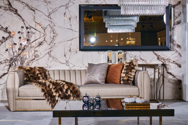 Design divano set 3 + 1 tavolino divano imbottito Colore beige Divano nuovo