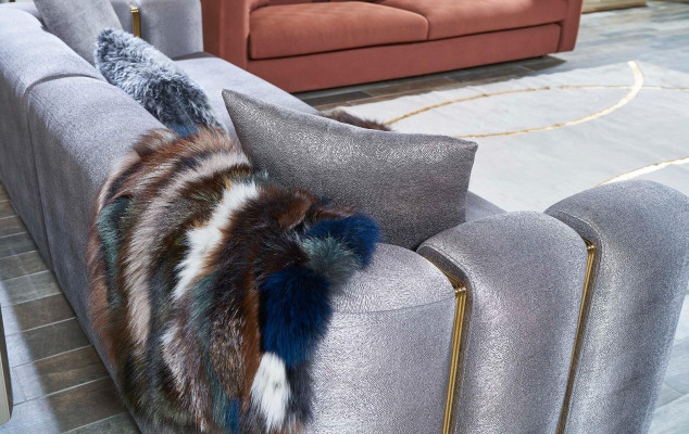 Set di lusso 2 pezzi Divano a 3 posti Tavolino Divani Poltrona Nuovo