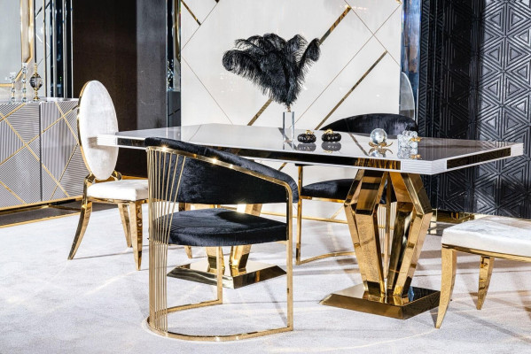 Tavolo da pranzo 4 sedie Set da pranzo Sala da pranzo Moderno Sedia Tavolo Tavolo 5 pezzi