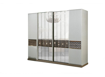 Armadio in legno Armadio Camera da letto Mobili Design Armadi Grigi Italia