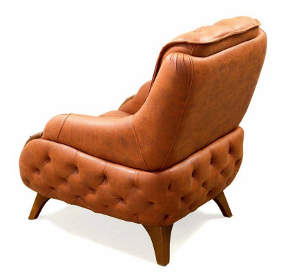 Poltrona seduta design moderno soggiorno imbottita monoposto relax stile