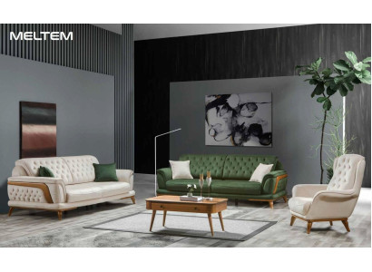 Poltrona di lusso in stile classico, tessuto di design per il soggiorno.