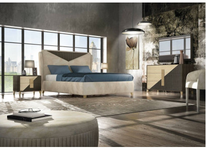 Letto Letti Letto matrimoniale Camera da letto Matrimonio Imbottito Designer Letti matrimoniali