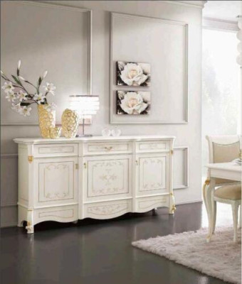 XXL Buffet Credenza Credenze Armadio Barocco Rococò Consolle Italia Mobili