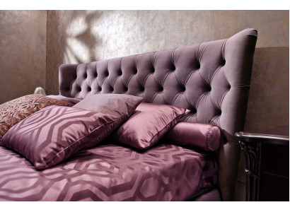 Letto Imbottito Design Lusso Letti Matrimoniali Hotel Camera da Letto di Lusso Viola