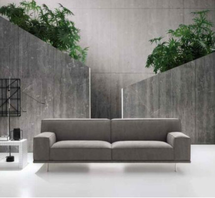 Soggiorno 3+1 posti in tessuto Relax Set Design Divani Imbottiti Alfitalia.