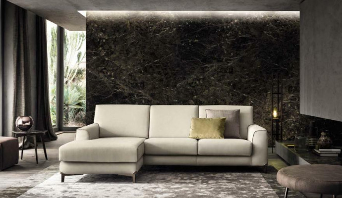 Divano ad angolo italiano Divano Divani Divani Divanetti Set da angolo Mobili Tessuto Tessile