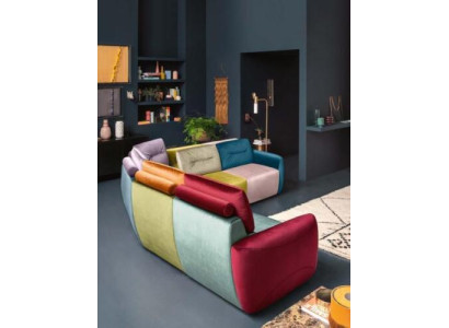 Divano angolare in tessuto angolare Design zona giorno Divano divano Italia Alfitalia