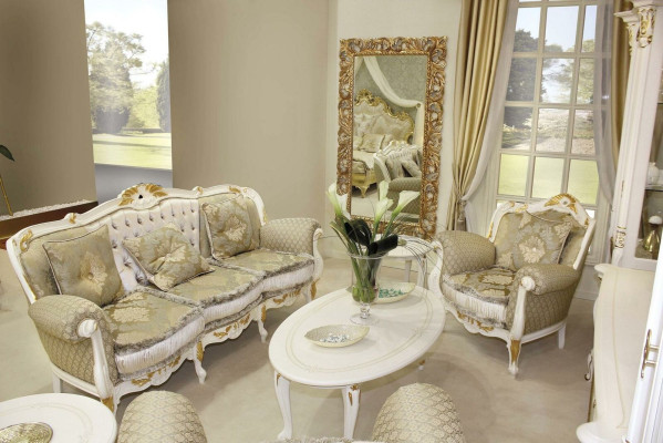 Sofà classico design set da divano 3+1 posti divanetto divano lussuoso divano 2 pezzi combaciati