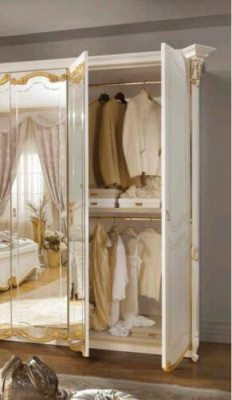 Armadio Abiti Armadi Design Specchio Mobili Arredamento Mobili Legno Nuovo