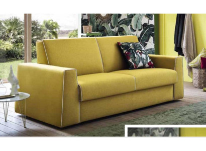 Design Soggiorno Giallo Divano 3 Posti Alfitalia Tessuto Divano Divani Imbottiti Sofà