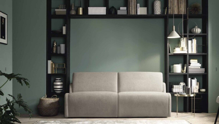 Soggiorno Relax Mobili Italiani Seduta Design Divano Lounge Velluto Sofa a 2 posti