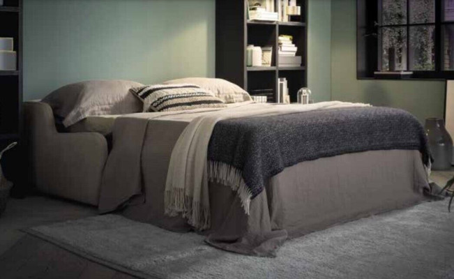 Soggiorno Relax Mobili Italiani Seduta Design Divano Lounge Velluto Sofa a 2 posti