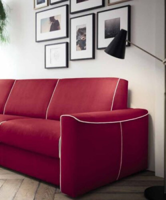 Divani a due posti in tessuto Divano a 2 posti Mobili italiani Design divani imbottiti Lets ospite di Italia