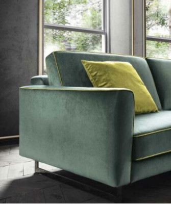 Sofà italiano Design lusso Divano imbottito Moderno Divano 3 posti alfitalia Nuovo