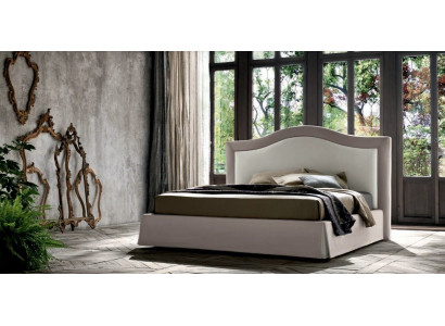 Letto Imbottito Design di Lusso Matrimoniale Albergo Camera da Letto Tessile 180x200cm Letti