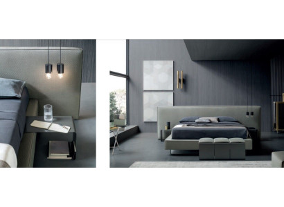 Lusso imbottito velluto tessuto designer letto camera da letto letti pelle tessile hotel nuovo