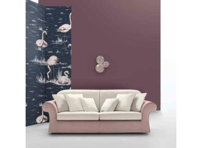 Mobili imbottiti classici Divani Design Divano di lusso Divano Tessuti Divani Rosa 3 posti