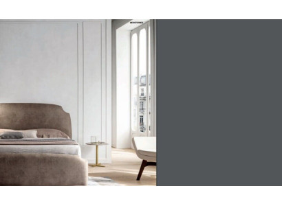 Lussuose camere da letto matrimoniali con tessuti, letti 200x200, letti imbottiti, mobili italiani.