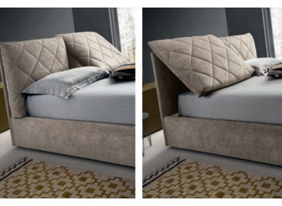 Letto design in tessuto hotel in legno Letti matrimoniali Camera da letto di lusso Moderno Italia