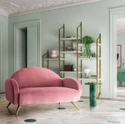 Ufficio di design Studio legale Banca Divano Divano a 2 posti Divano Imbottito Tappezzeria Sofa