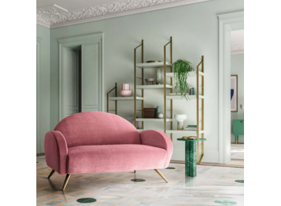 Ufficio di design Studio legale Banca Divano Divano a 2 posti Divano Imbottito Tappezzeria Sofa