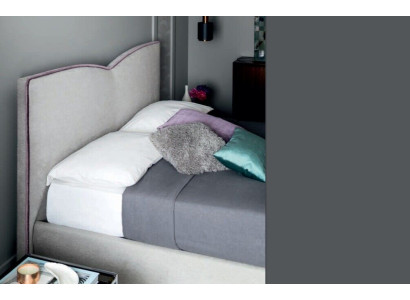 Letto matrimoniale 200x200cm Letto matrimoniale design Letti doppi Nuovo Letto moderno in hotel in pelle e tessuto