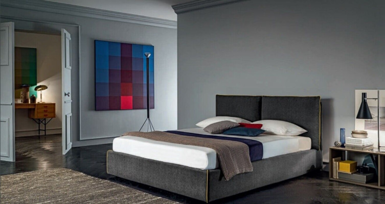 Lussuoso tessuto in velluto per letto design camera da letto letti 180x200 cm Tessuto alberghiero