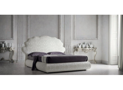 Lusso Italia Design Mobili Camera da letto Letto matrimoniale 160x200cm Legno Tessuto Mobili