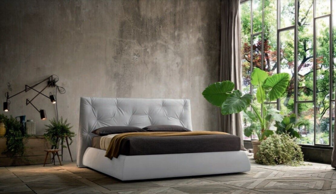 Design Arredamento Letto con Struttura Imbottita Letto di Lusso dell'Hotel Royal Tessuto Mobili Letto