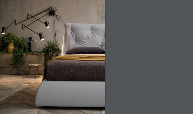 Design Arredamento Letto con Struttura Imbottita Letto di Lusso dell'Hotel Royal Tessuto Mobili Letto