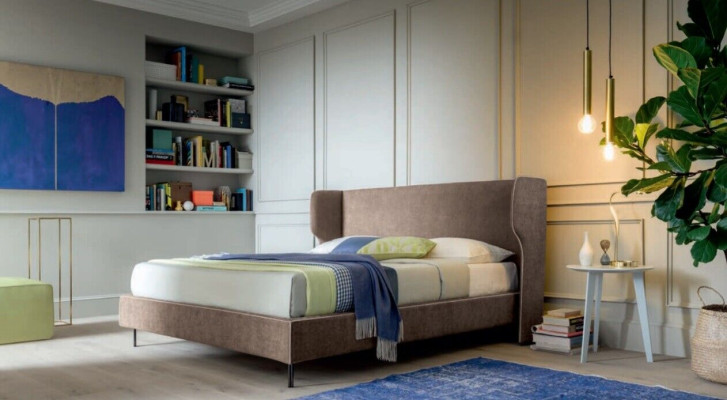 Camera da letto Design letto di lusso Letto in legno Letti 180x200cm Letti matrimoniali Hotel