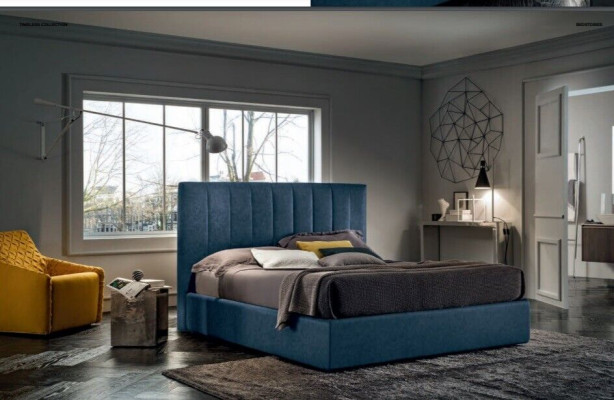 Letto progettato Camera da letto Letti Tessile di lusso Hotel Tessuto Imbottitura Sedile Italia