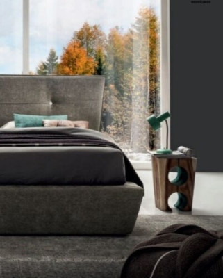 Designer letto Letti Camera da letto Pelle Tessuto Albergo Lusso Velluto Imbottito