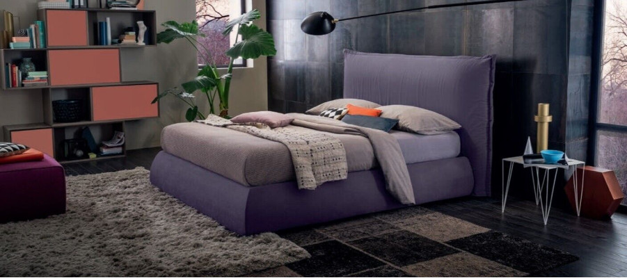 Designer bed 120x200cm Designer upholstered bed Bed Beds Double bed Marriage bed New