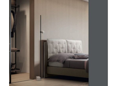 Letto designer Letto Camera da letto Tessuti Hotel di lusso Tessuto Imbottito Sedile Italia