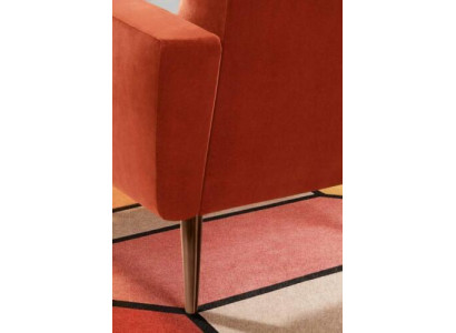 Poltrona da TV in tessuto per divano design relax club, poltrona da salotto, divano monoposto.   Sedia TV in tessuto per design divano relax club, poltrona da salotto, divano singolo.