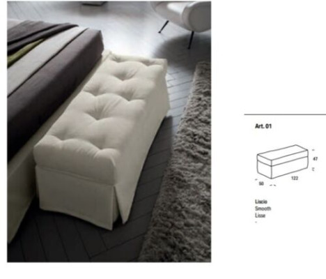 Stile di casa di lusso pouf mobili pouf design seduta panca poggiapiedi