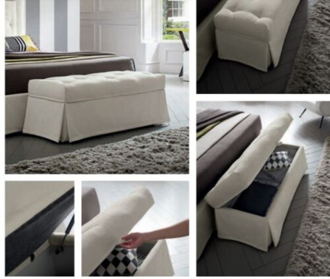 Stile di casa di lusso pouf mobili pouf design seduta panca poggiapiedi