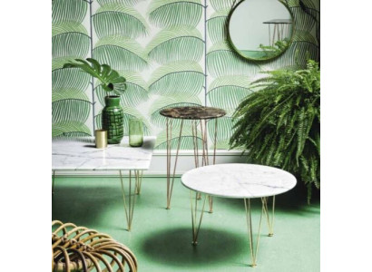 Tavolino di lusso design mobili da salotto rotondi in stile moderno ed elegante