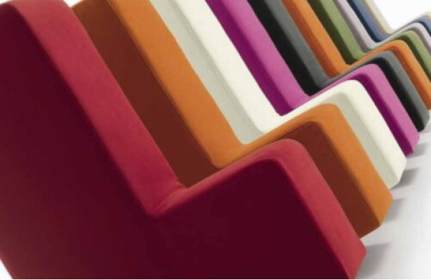 Pouf Ottomano Chaise longue Panca Mobili da soggiorno Imbottito Piede Italia