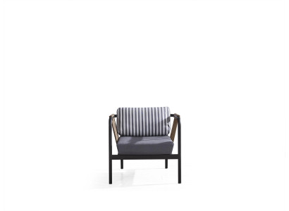 Divano 3 posti 2 posti Poltrona di lusso Design dell'arredamento Componibile di 5 pezzi Grigio Nuovo