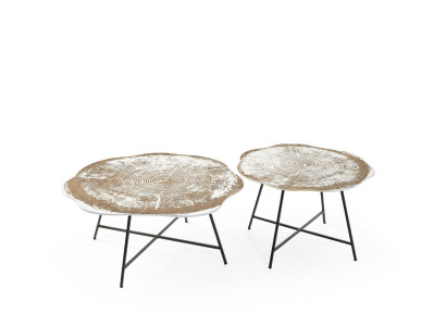 Tavolini 2 pezzi set tavolini tavoli designer rotondo 2 pz tavolini da caffè.