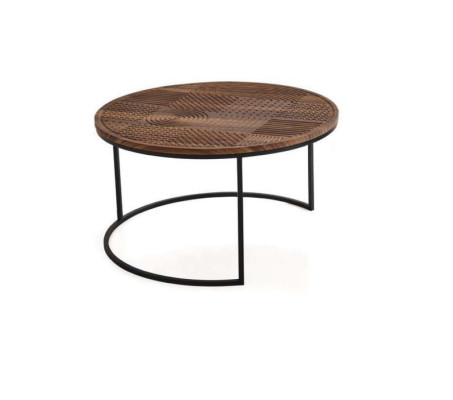 Tavoli da pranzo di lusso in metallo per sala da pranzo neri.