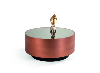 Tavolino design in stile italiano per il soggiorno. Mobili moderni.