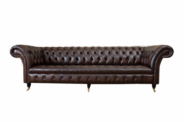 Chesterfield divano in pelle a 4 posti per il soggiorno, design, divano, mobili, nuovi