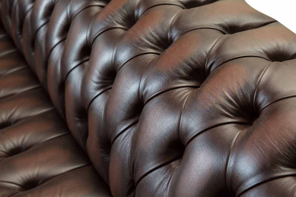 Chesterfield divano in pelle a 4 posti per il soggiorno, design, divano, mobili, nuovi