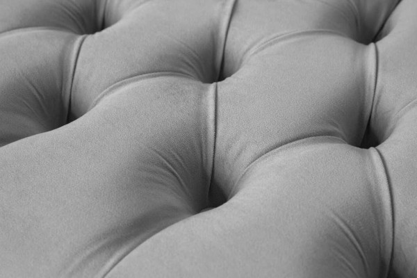 Chesterfield divano in tessuto divano a 3 posti imbottito grigio divani grandi nuovi