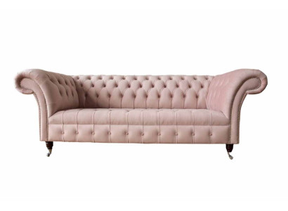 Chesterfield divano a 3 posti Rosa Design divani imbottiti tessuto tessile